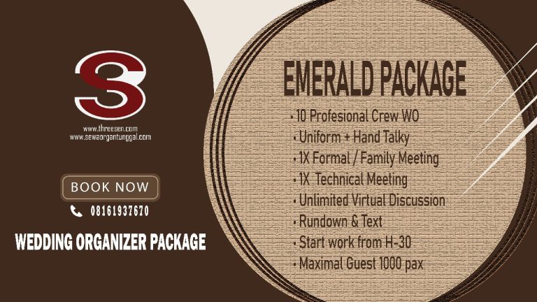 EMERALD PACKAGE — Wedding Organizer Kelas Premium untuk Acara Super Besar 1000 Pax
