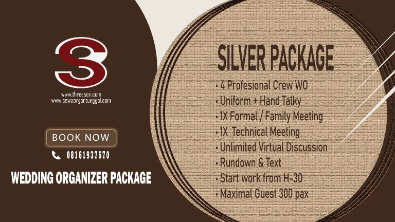SILVER PACKAGE – Wedding Organizer Profesional untuk Acara hingga 300 Tamu