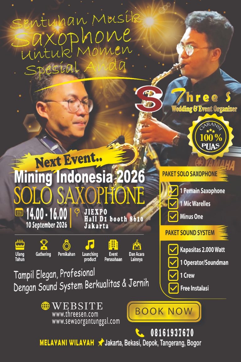 Sewa Sound System 2.000 Watt & Pemain Saxophone Jakarta
